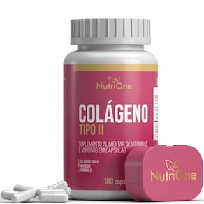 Colágeno Tipo 2 180 Cáps + Vitamina D E Magnésio - Nutrione