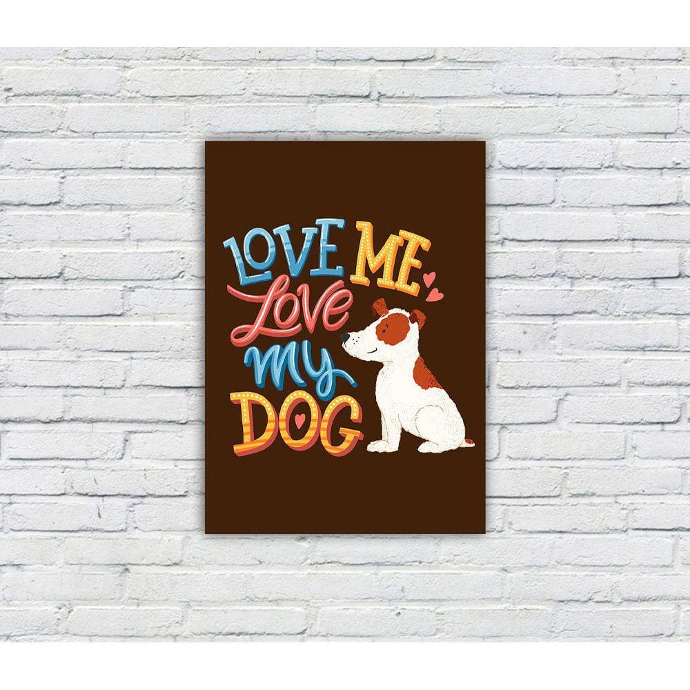 Quadro Decorativo MDF s/ Moldura Pets 02