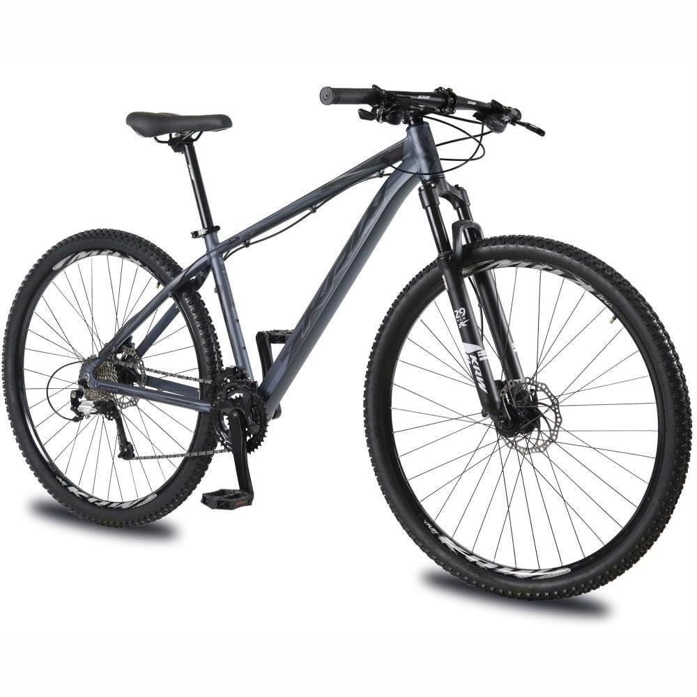 Bicicleta Krw Kr6 Aro 29 Susp. Dianteira 27 Marchas - Grafite