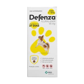 Antipulgas para Cães MSD 45mg Defenza de 2 á 4,5kg