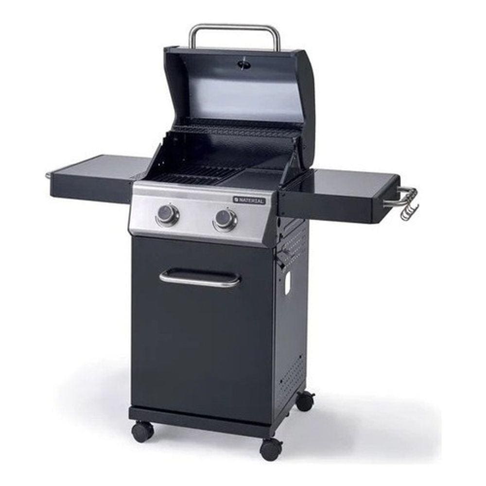 Churrasqueira Americana A Gás Black Inox - 2 Queimadores