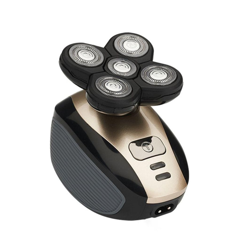 Barbeador elétrico LK-1800 5 em 1 4D recarregável para homens