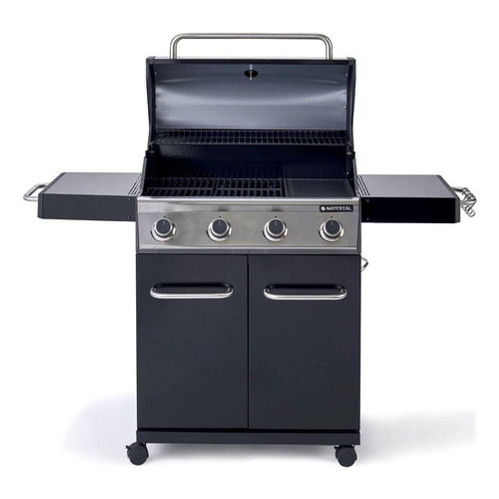 Churrasqueira Americana A Gás Black Inox - 4 Queimadores