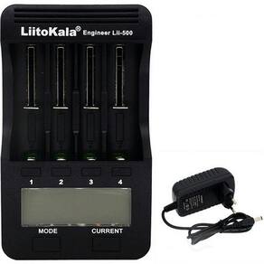 LII-500 18650/26650 Adaptador de carregador de bateria de lítio