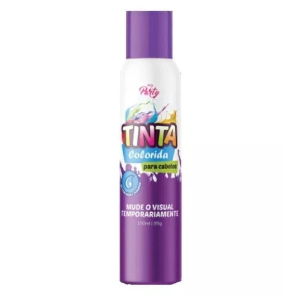 Tinta Colorida Para Cabelos 150Ml 85G My Party Variação Violeta Neon