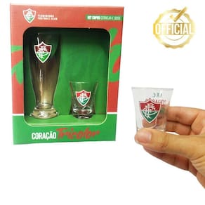 Kit Copo Munich Tulipa Cerveja Copo Dose Pinga Cachaça Time