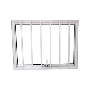 Vitro Maxim Ar de Alumínio 60 x 80 Linha Veneza Mini-Boreal com Grade Branco
