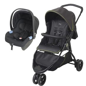 Carrinho De Bebê Cr3 Gray Neon Com Bebê Conforto - Burigotto