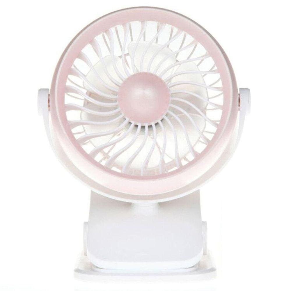 Clipe de ventilador, repelente de mosquitos, giratório de 360°, recarregável