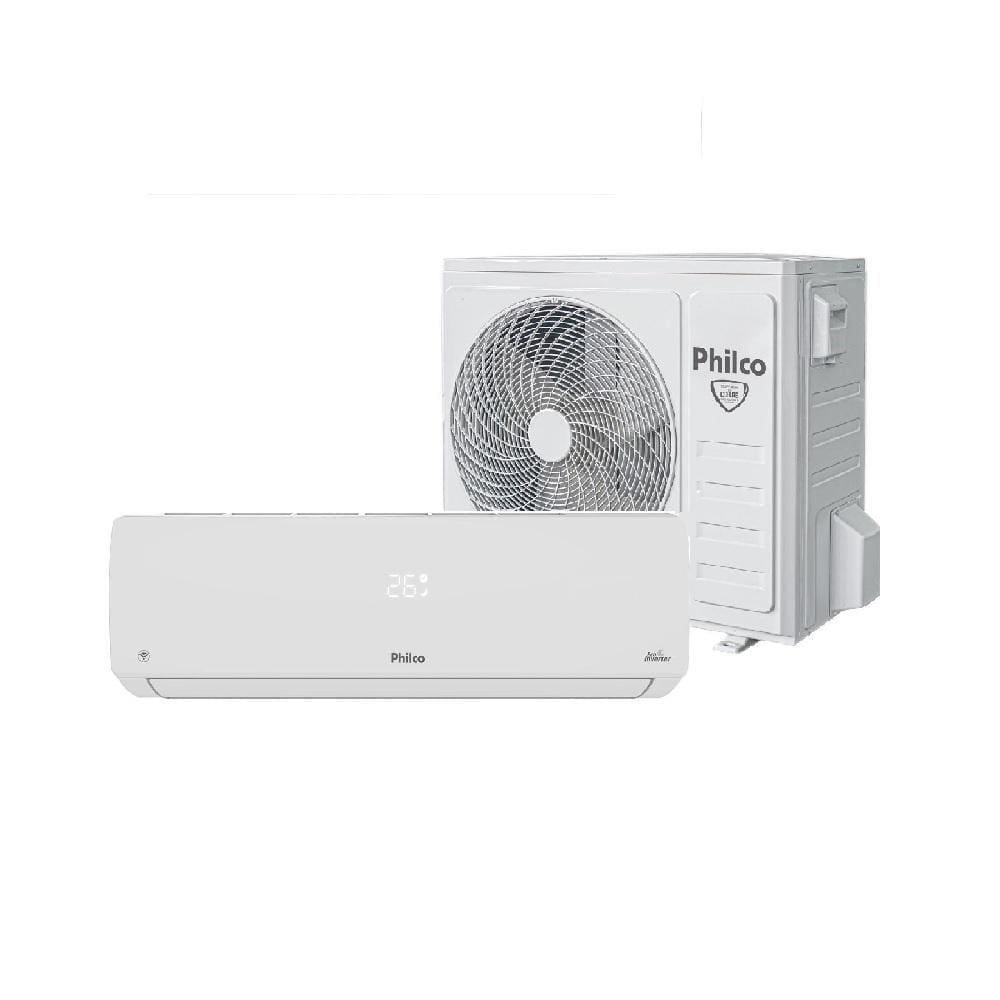 Ar Condicionado Split Philco Hi Wall Eco Inverter 30.000 Btu-h Quente e Frio Bifásico Branco Pac30000iqfm15 220v