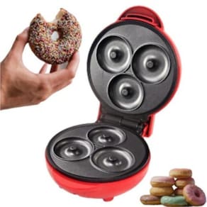 Máquina De Donuts Rosquinha 110V Café Da Manhã Cor Vermelho