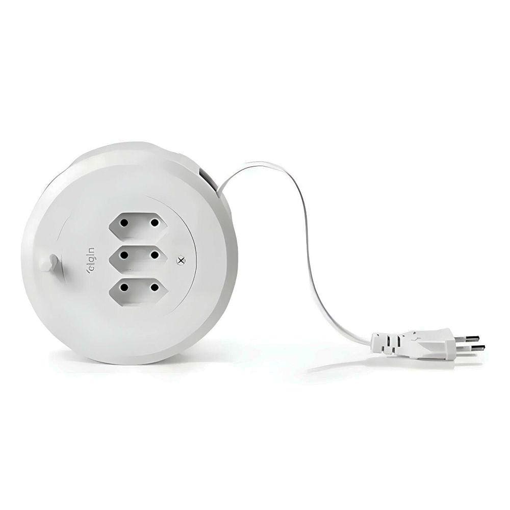 Extensao Eletrica Elgin Carretel de 3 Tomadas Com 5 Mestros - 46rex203cr5m