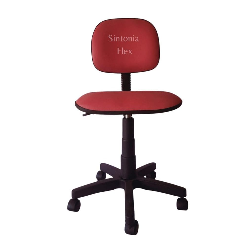 Cadeira Secretaria Regulagem De Altura Corano Corano Rosa