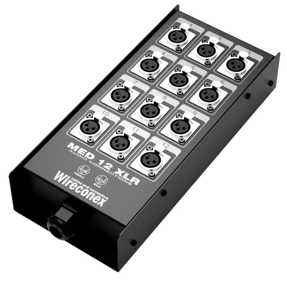 Painel Multicabo 12 Vias Xlr - Medusa Wireconex [F108]
