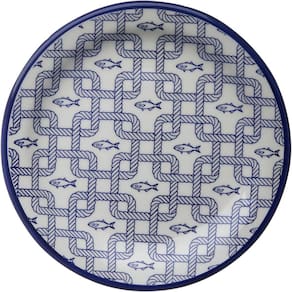 Prato Sobremesa Floreal Náutico Cerâmica Oxford® 20cm