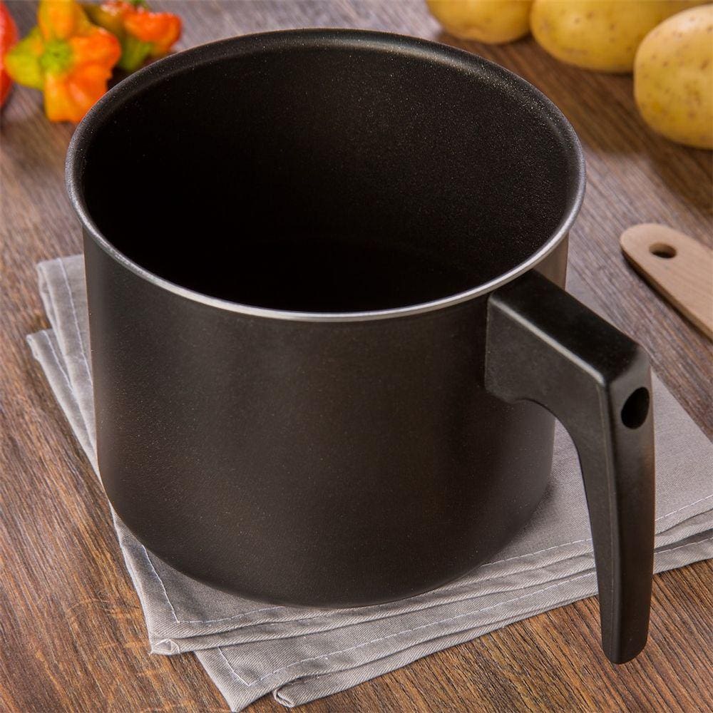 Canecão Leiteira 2 Litros Fervedor Antiaderente Preto