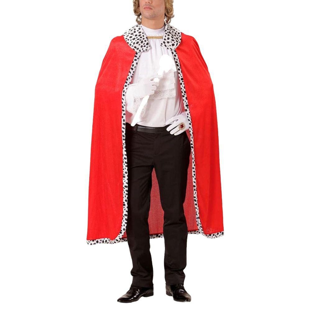 Capa de Rei Adulto Cosplay Masculino Fantasia Imperador Realeza Traje Manto Príncipe Festa de Aniversário Debutante