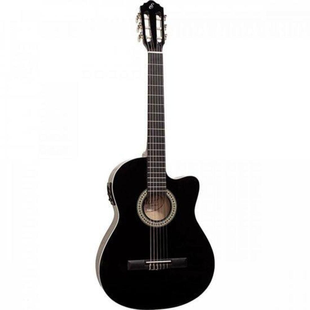 Violão Giannini NF14 CEQBK Eletroacústico Nylon Preto [F002]
