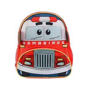 Mochila Infantil Escolar Com Alças - Bombeiro