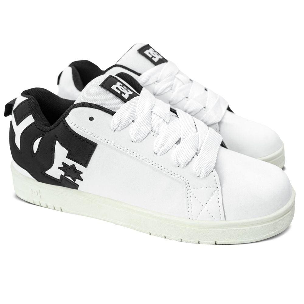 Tênis DC Court Graffik S White Black