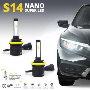 Par Lâmpadas H11 Farol Baixo Toyota Rav4 2004 2005 2006 2007 2008 2009 Super Led Mini Nano 6000k Sem Adaptar Furar Tampa Shocklight S14