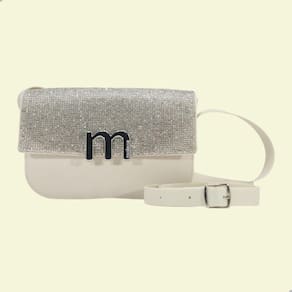 Bolsa Moleca Branco Off com Brilhos