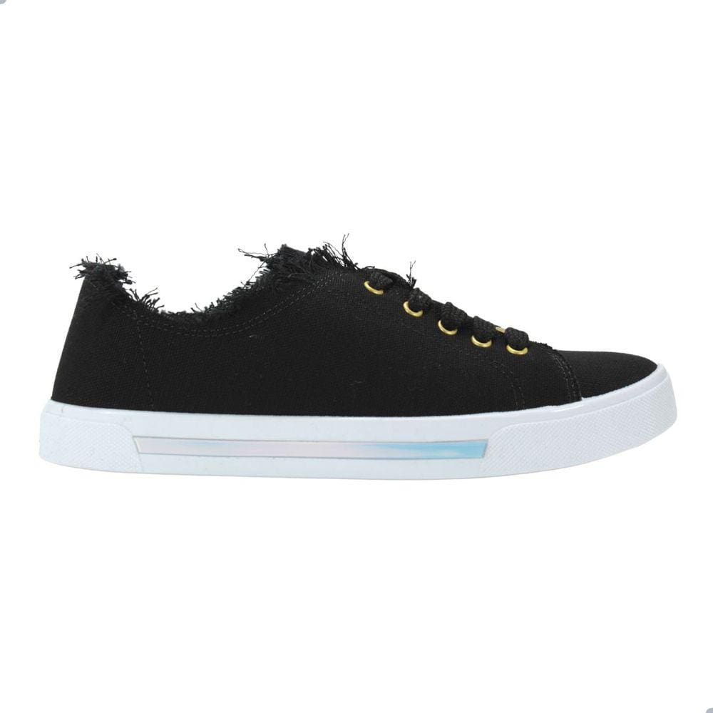 Tênis Molekinha Lona Sider Preto