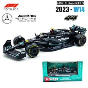Carrinho Fórmula 1 Mercedes 2023 Lewis Hamilton 44 Bburago