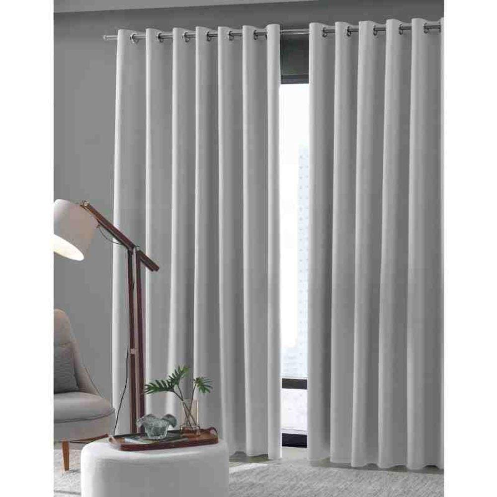 Cortina Blackout Tecido 5,40 x 2,50 Linen Areia Bella Janela