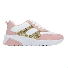 Tênis Infantil Molekinha Branco/Rosa