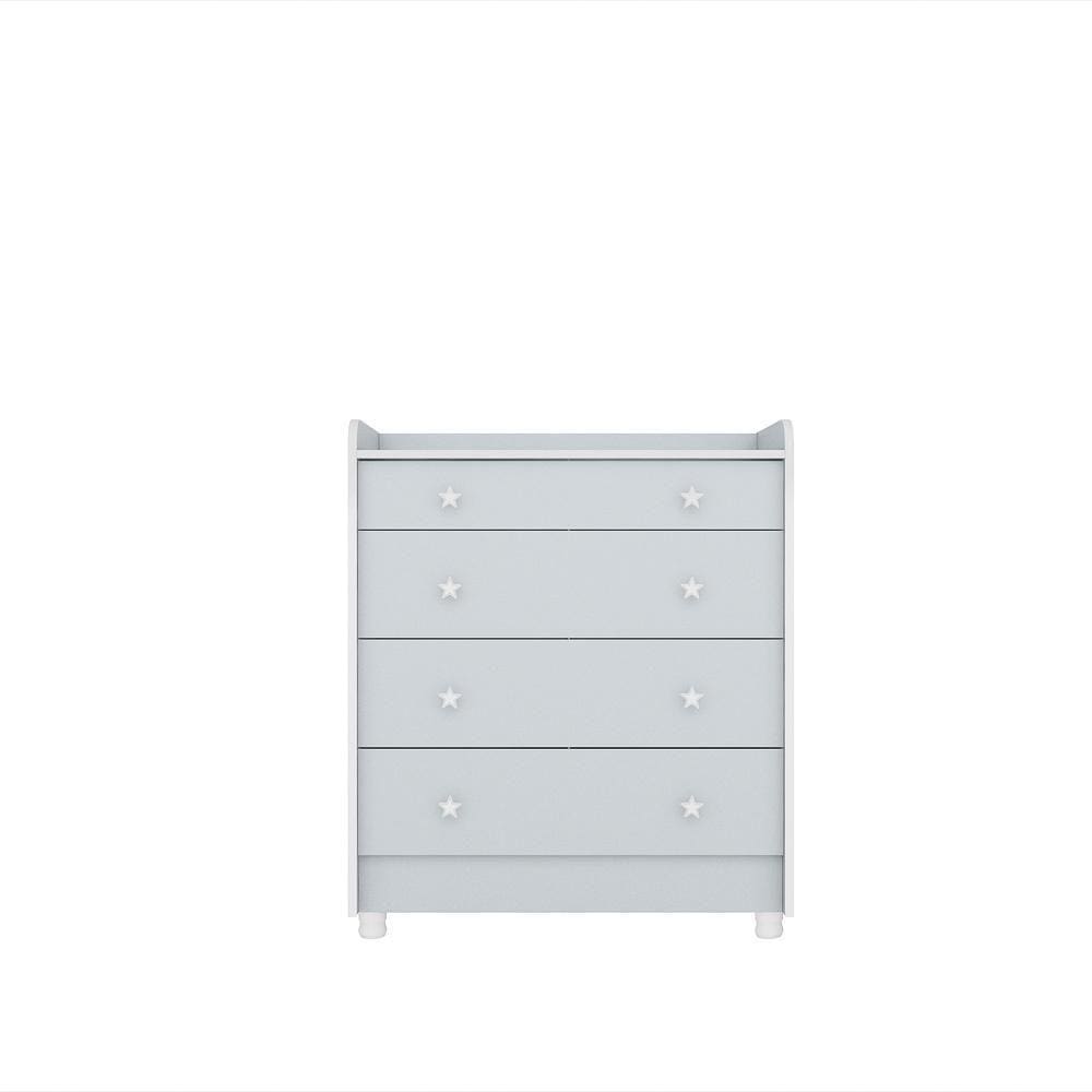 Cômoda/Trocador Doce Sonho Cinza 2523 - Qmovi