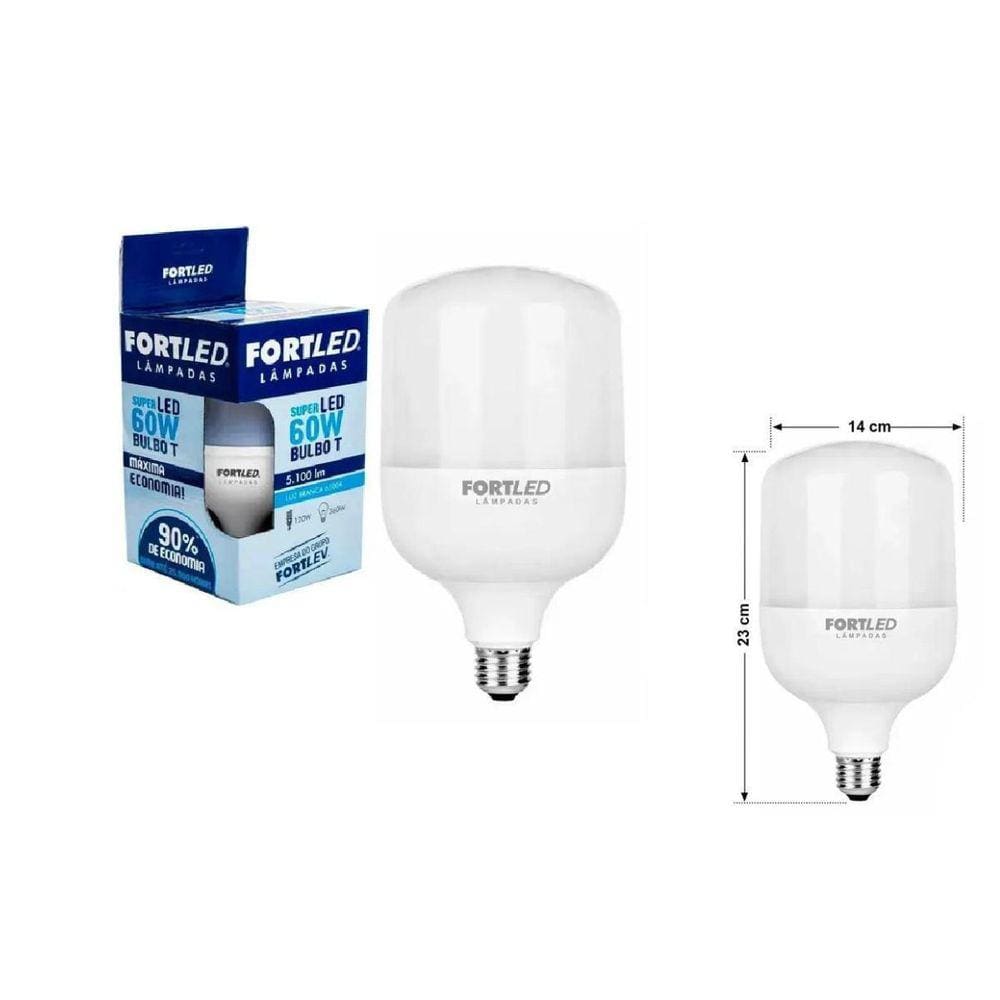 Lampada Led Bulbo E27 60W Fortled 14
