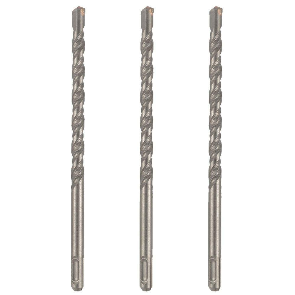 Kit 3 Brocas Sds Plus 12Mm X 260Mm Metal Duro Furar Concreto