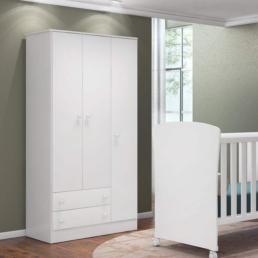G. Roupa 3Pts/2Gav Doce Sonho Branco 2617 - Qmovi