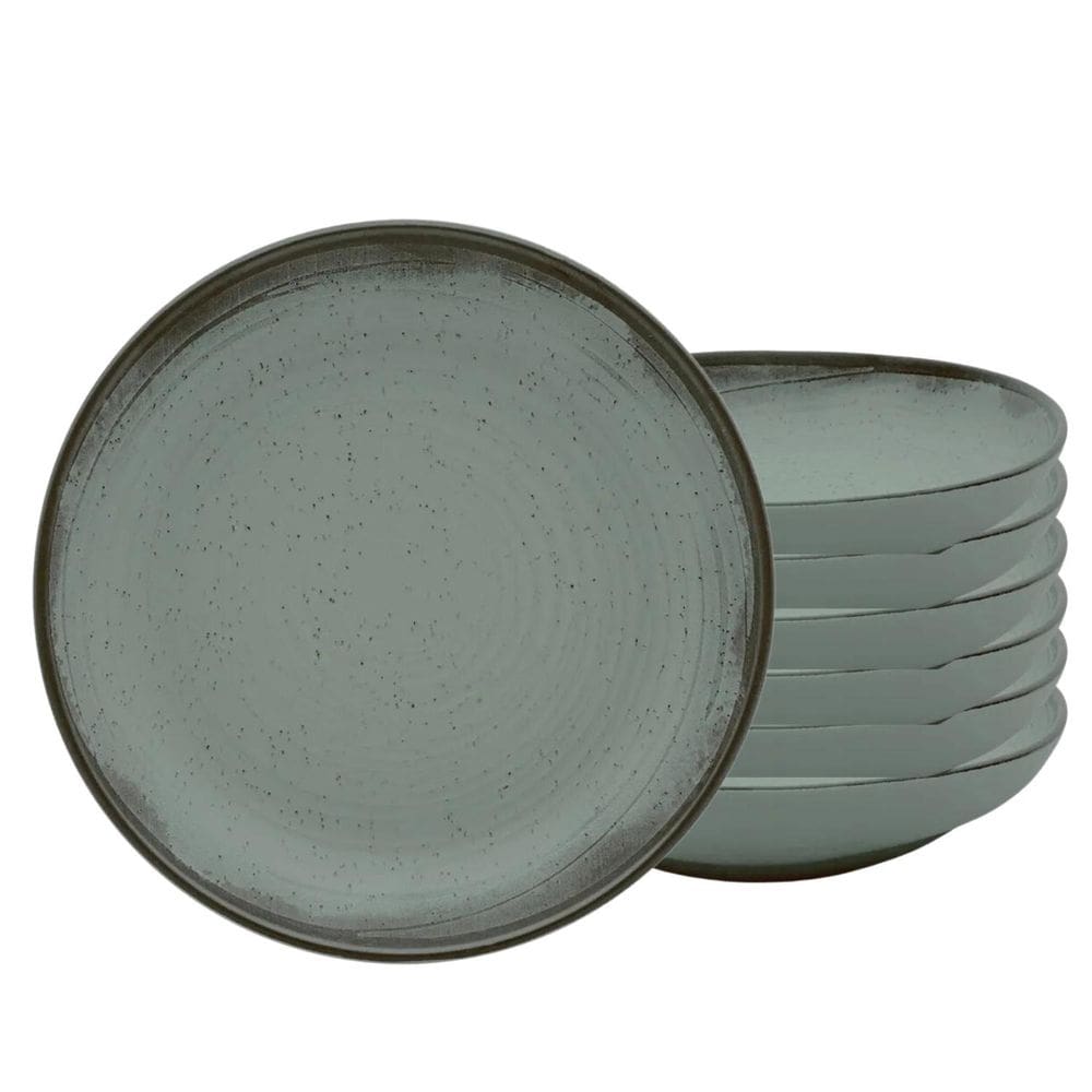 Jogo De Pratos Fundo 6Pcs Cerâmica 20,5Cm Pacifico Oxford