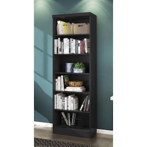 Livreiro Multiuso S/Pts Preto Fosco1404 - Qmovi