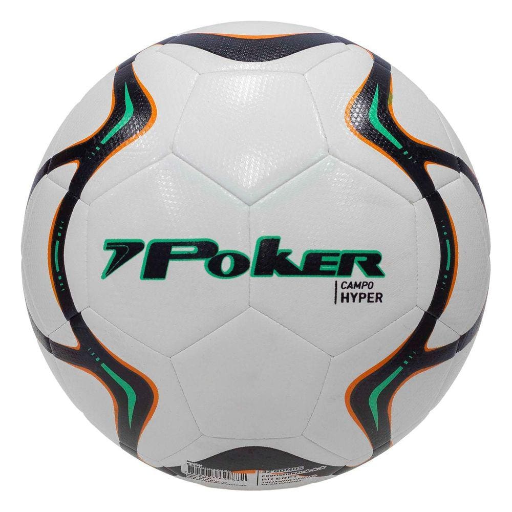 Bola Campo Prof 32 Gomos Hype 05836-Pvalc - Branco/Laranja 5