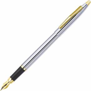 Caneta Tinteiro Pierre Cardin Ref: Pct-02Cr Kriss Prata