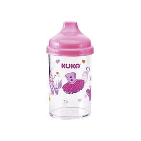 Copo De Cristal Antivazamento 200Ml Rosa -Kuka