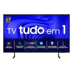 Samsung Smart TV 50" UHD 4K 50DU7700 2024, Processador Crystal 4K, Gaming Hub, AI Energy Mode, Controle SolarCell, Alexa built in