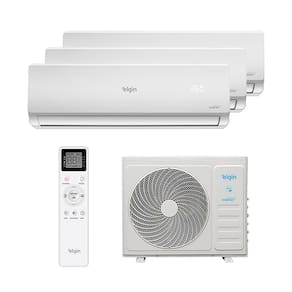 Ar Condicionado Multi Split Inverter Elgin Hw R-32 Wifi 27.000 Btus (3x Evap 12.000) Quente/frio 220V Monofásico