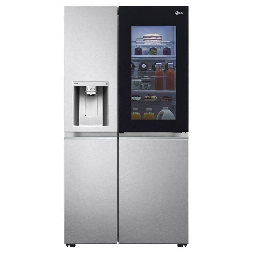 Geladeira Lg Side By Side Craft Ice 598l Instaview Inverse Inox 127v Gc-x257cshs