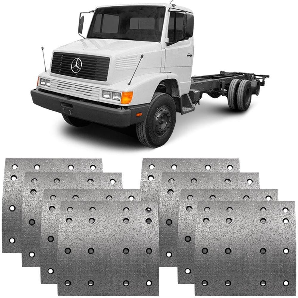 Lona Freio Dianteira Traseira Mercedes Benz OH 1417 OH 1418