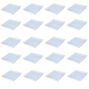Kit 20 Unidades Plafon Led Quadrado 24w Painel Embutir Slim AVANT