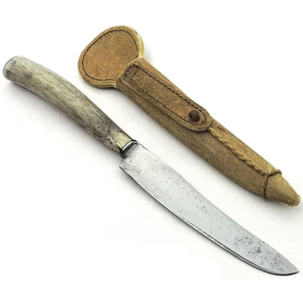 Faca Antiga e Rara Toledo - Aço Carbono Lâm. 13 cm.