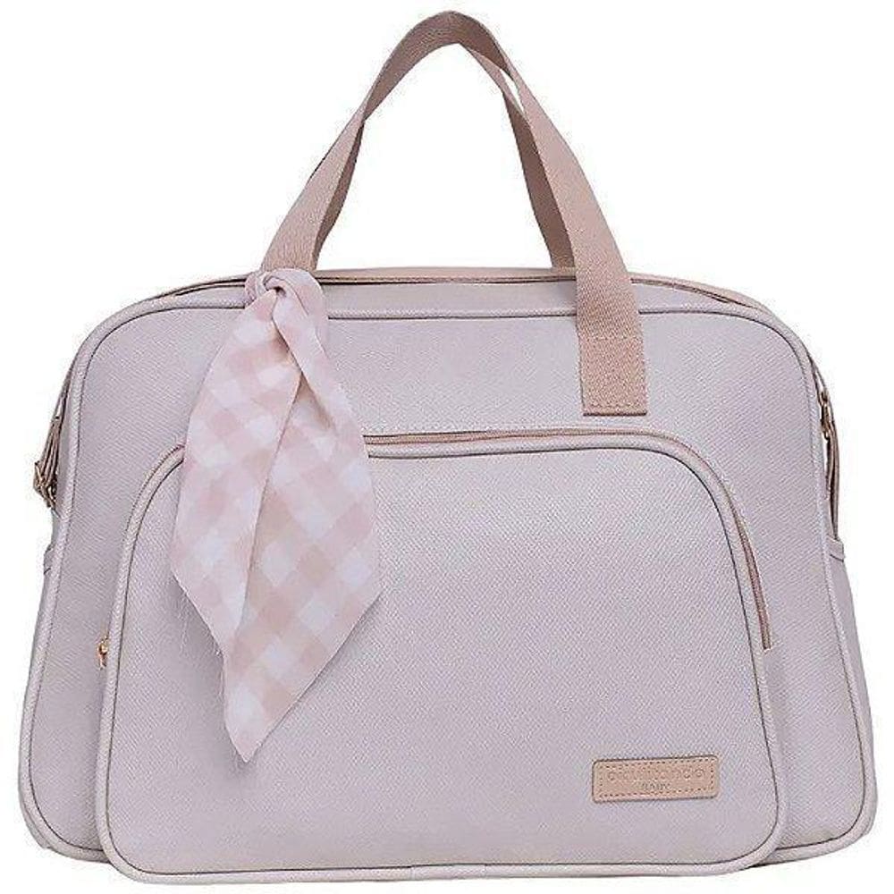 Bolsa De Maternidade Pirulitando Baby Grande Encanto Marfim