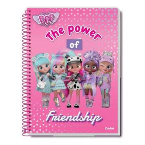Caderno Espiral 80 Fls 1 Matéria Bff Friends Hip Credeal