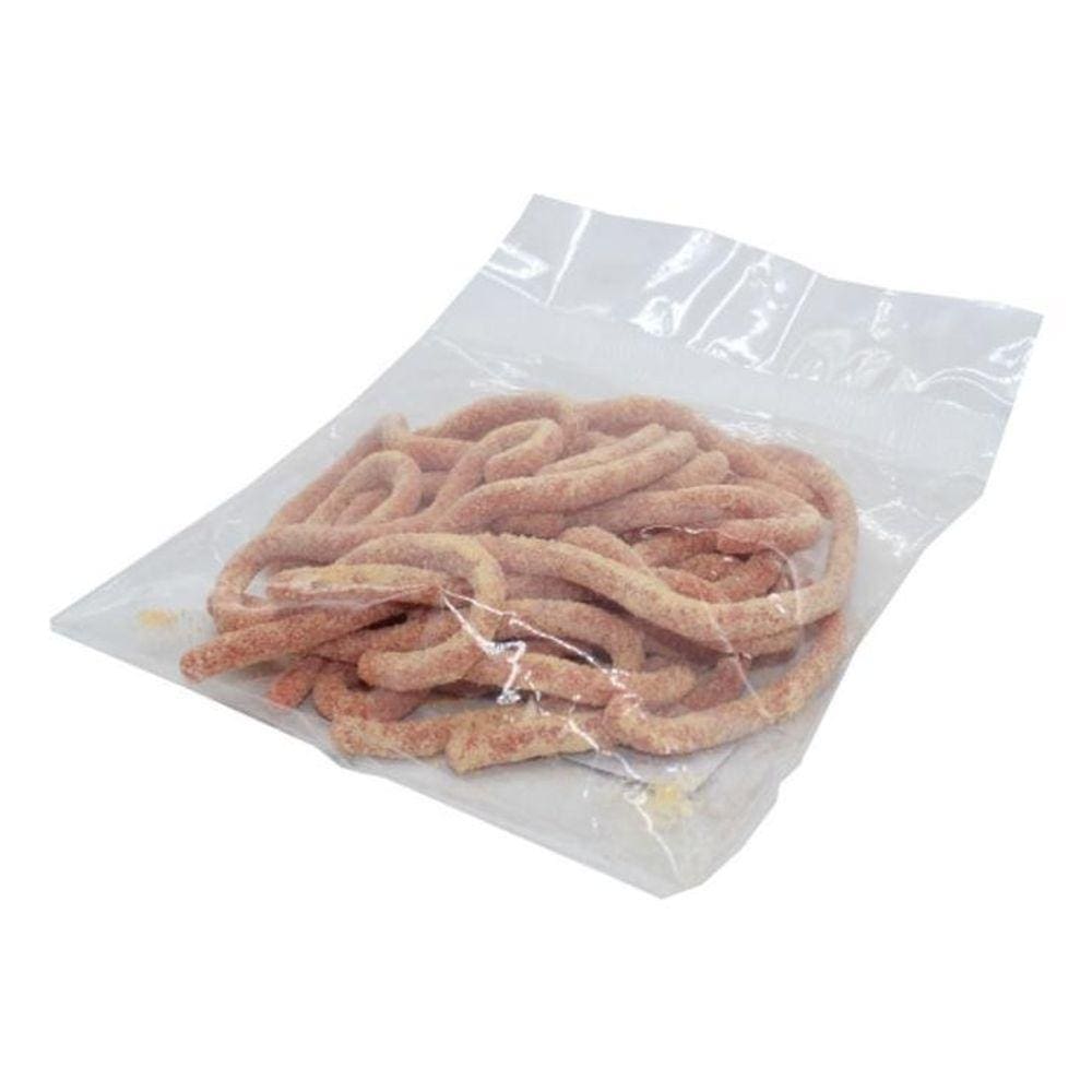 Isca Pesca Em Formato De Minhoca Pesqueiros Sabor Camarao