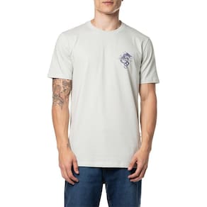 Camiseta Billabong Enter The Dragon WT24 Cinza Claro