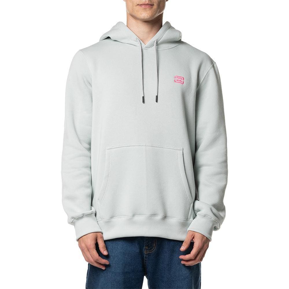 Moletom Billabong Canguru Bracket Wave 305GRM WT24 Cinza